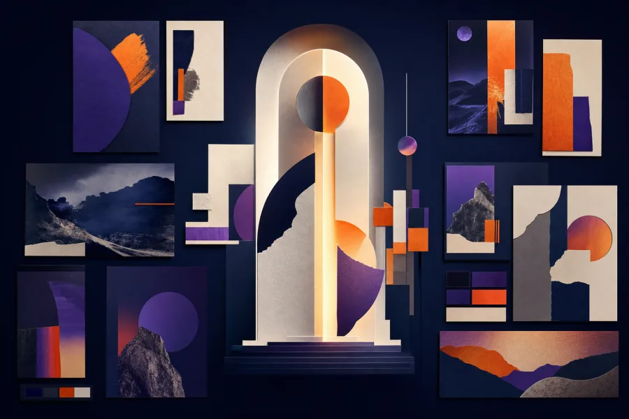Key visual de campaña con arte cinematografico.