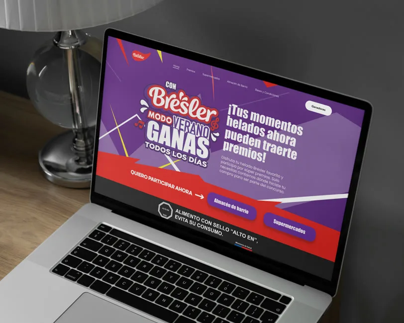 Bresler: Campaña web