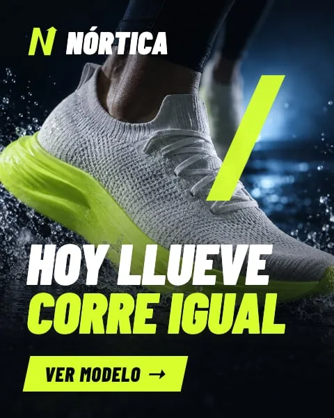 Versión «Hoy llueve, corre igual»