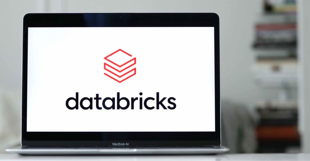 Logo databricks en lapto