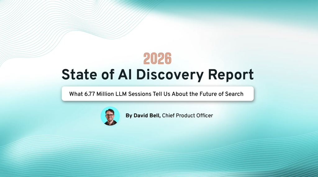 Portada del reporte "2026 State of AI Discovery Report" por David Bell.