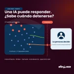 Una conversación avanza desde 23 fuentes gobernadas y cambia de responsable al llegar a una decisión humana.